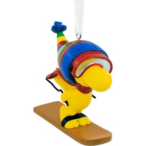 Hallmark Peanuts Woodstock Skiing Christmas Ornament