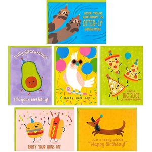 Hallmark Pick-A-Title Customizable Kids Easter Card (Egg-stra Fun) for Son, Daughter, Niece, Nephew, Godchild(Food Puns  Dog  Bird  Otters)