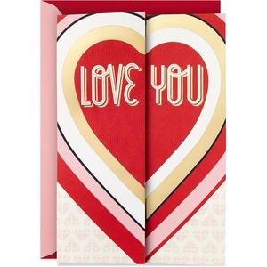 Hallmark Pop Up Valentine’s Day Card (Love Ya Mucho)(Pop Up Banner  Love Everything About You)