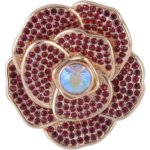 Hallmark Red Stone Rose Pin