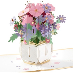 Hallmark Signature Paper Wonder Card (Flower Bouquet) for Mother’s Day, Spring, Birthday, Thinking of You, Congrats, or Any Occasion(Pop Up  Bouquet)