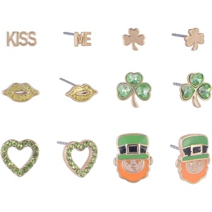 Hallmark St. Patrick’s Day 6 pair Stud Earring Set