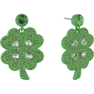 Hallmark St. Patrick’s Day Four Leaf Clover Earrings