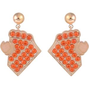 Hallmark Stone Pumpkin Pie Earrings