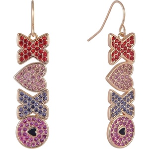 Hallmark Stone XOXO Linear Earrings