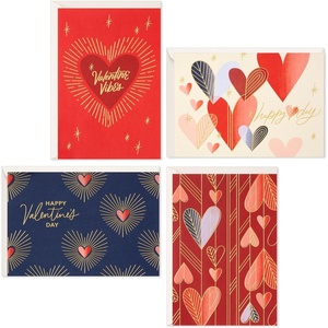 Hallmark Valentine’s Day Cards Assortment, 24 Cards and Envelopes (Heart Deco)(Valentine Heart Deco Card Assortment)