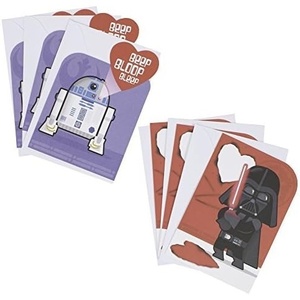 Hallmark Valentines Day Cards Assortment for Kids, Unicorn and Sloth (6 Valentine’s Day Cards with Envelopes)(Star Wars  Vader and R2D2)