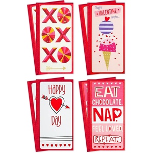 Hallmark Valentine’s Day Cards for Kids School, Llama, Bear, Hearts (8 Classroom Valentines with Envelopes)(XOXO  Ice Cream and Naps  8 Cards with Envelopes)