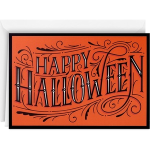 Hallmark Vintage Easter Cards, Pastel Yellow (40 Cards with Envelopes)(Happy Halloween Card Pack)