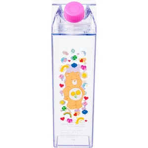 Silver Buffalo Rainbow Brite Featuring Twink, Puppy Brite, and Starlite Plastic Milk Carton Pitcher Bottle, 16.2 Ounces(Care Bears Icons)