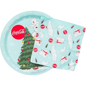 Silver Buffalo Rainbow Brite “Spread Happiness Wherever You Go!” Guest Napkins, 32 Count(Coca-Cola Polar Bears (32 Pack))