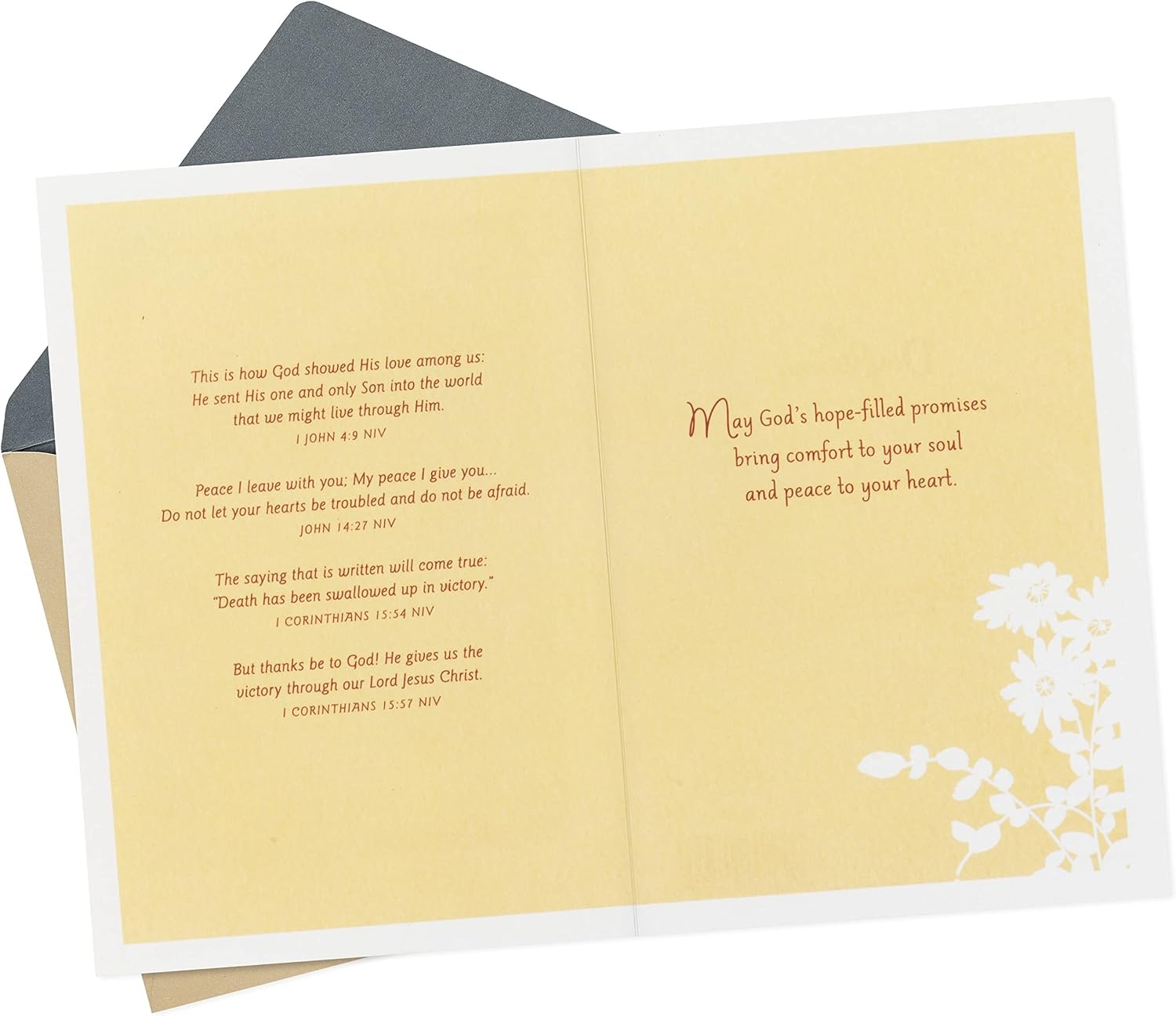 image:imageDaySpring Religious Sympathy Card Gods Comfort and HopeGods Comfort and Hope