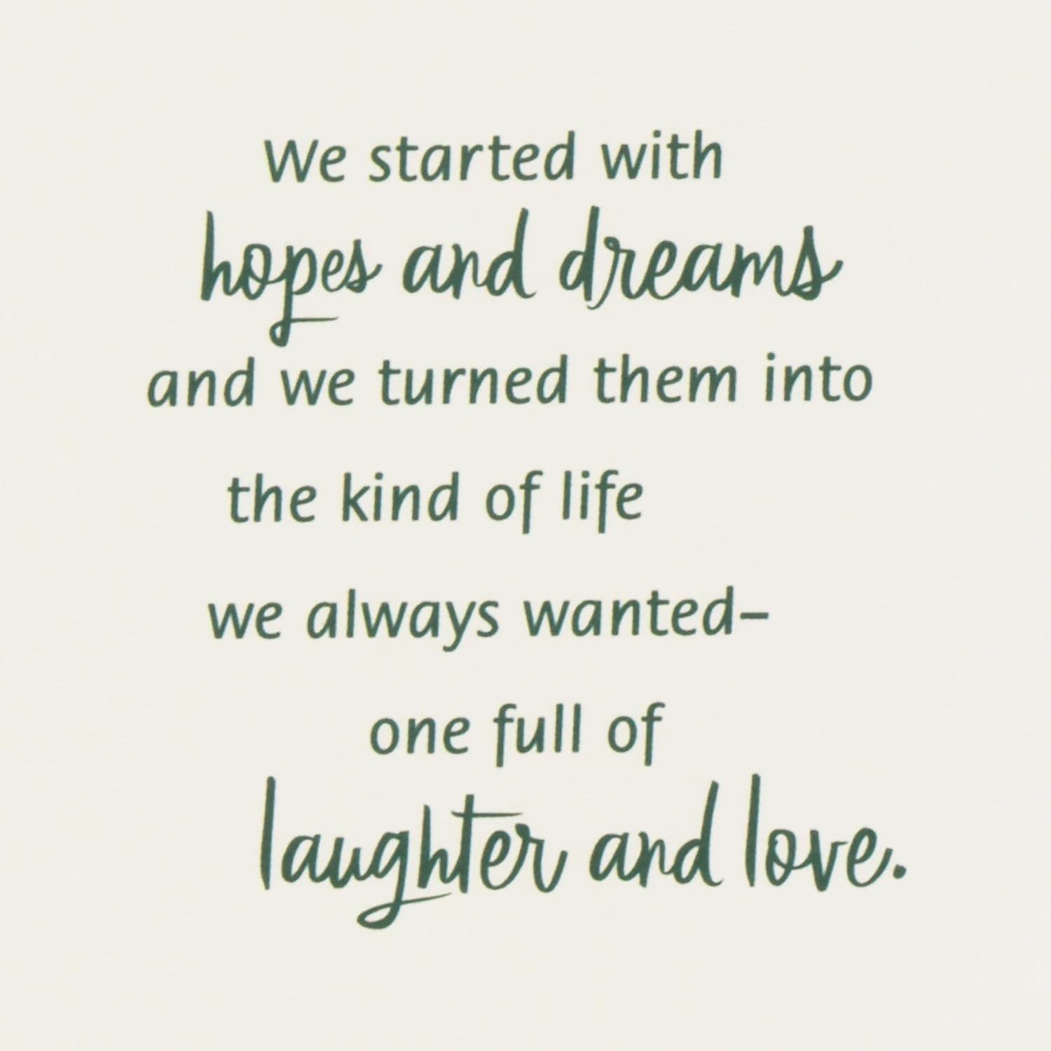 image:imageHallmark Anniversary Card for Husband or Boyfriend Love the Life You and I Have Made
