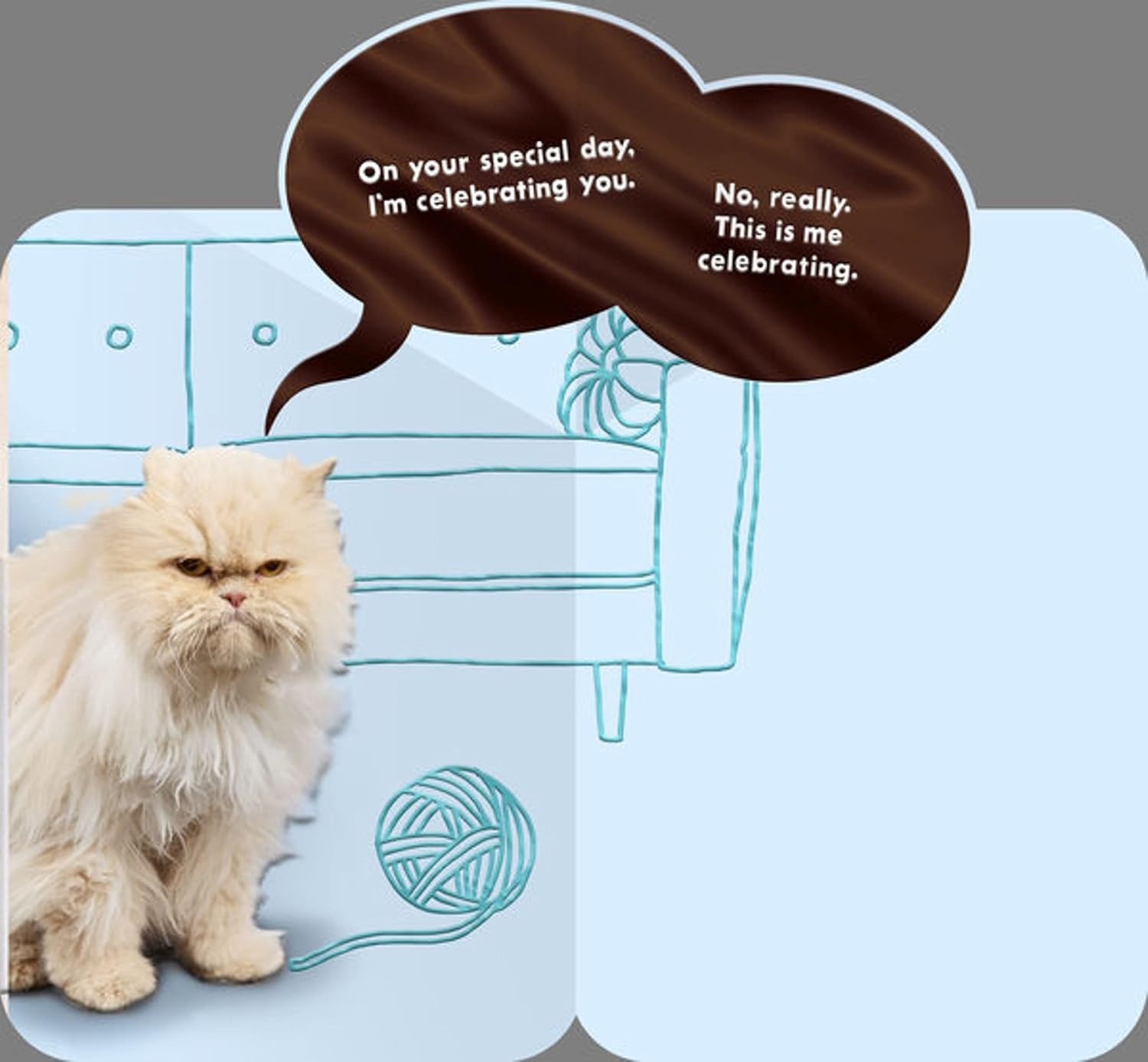 image:imageHallmark Cat Mom Card from Cat Glad I Adopted You for Mothers Day Birthday Kitten Adoption DayBrown