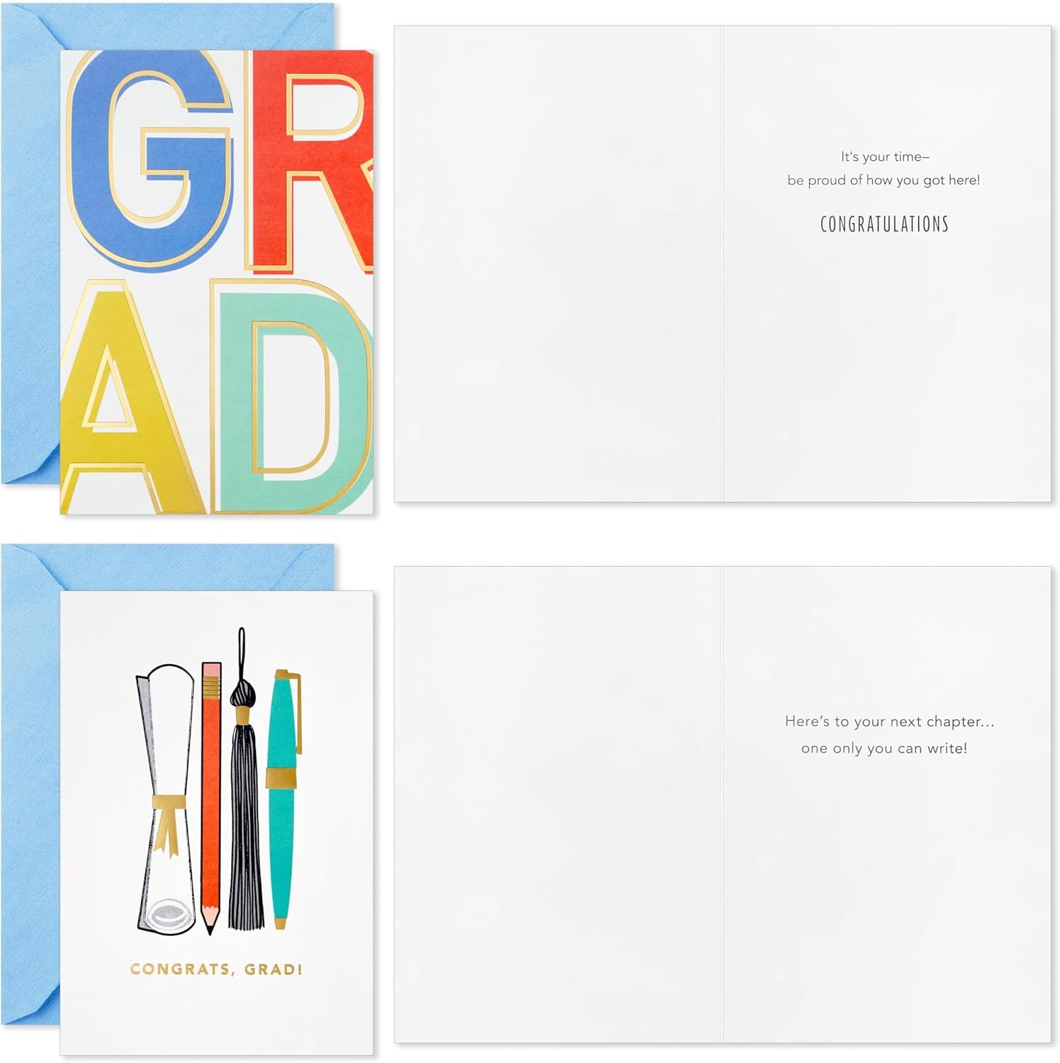 image:imageHallmark Graduation Cards Bulk Assortment Colorful Congrats 36 Cards and Envelopes 6 DesignsColorful Congrats