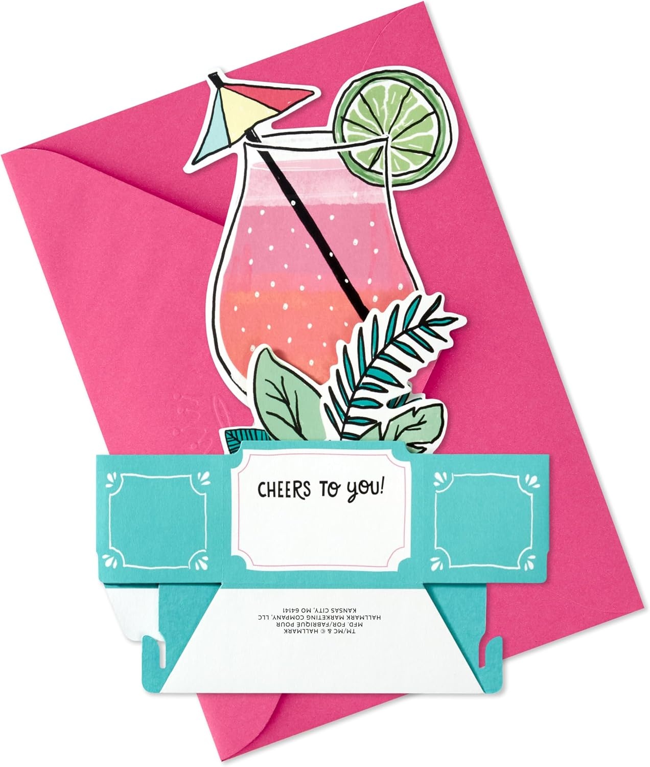 image:imageHallmark Paper Wonder Funny 3D Pop Up Card Sassy Drink for Birthday Bachelorette Party Graduation Congratulations Promotion