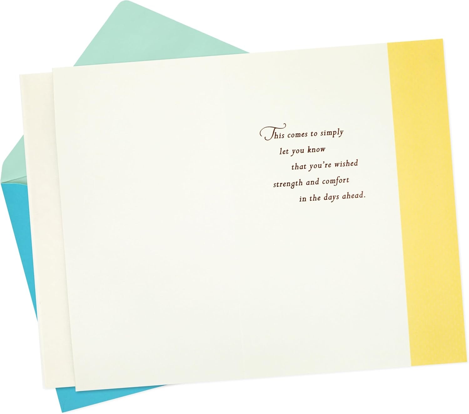 image:imageHallmark Sympathy Card White Flowers Strength and Comfort5 inches x 72 inches Pack of 2