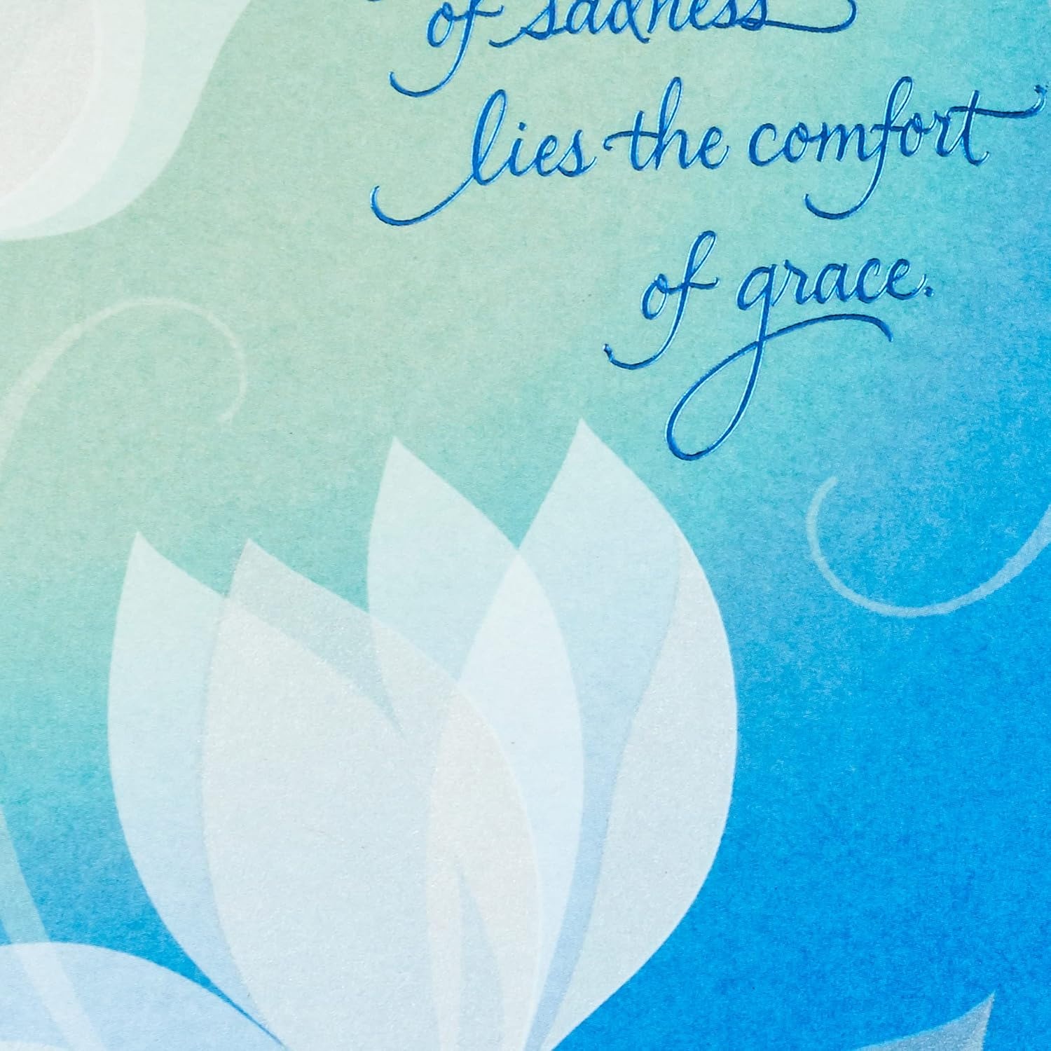image:imageHallmark Sympathy Card for Anniversary of Death Caring Thoughts Never Stopped for Widow Widower FriendComfort of Grace