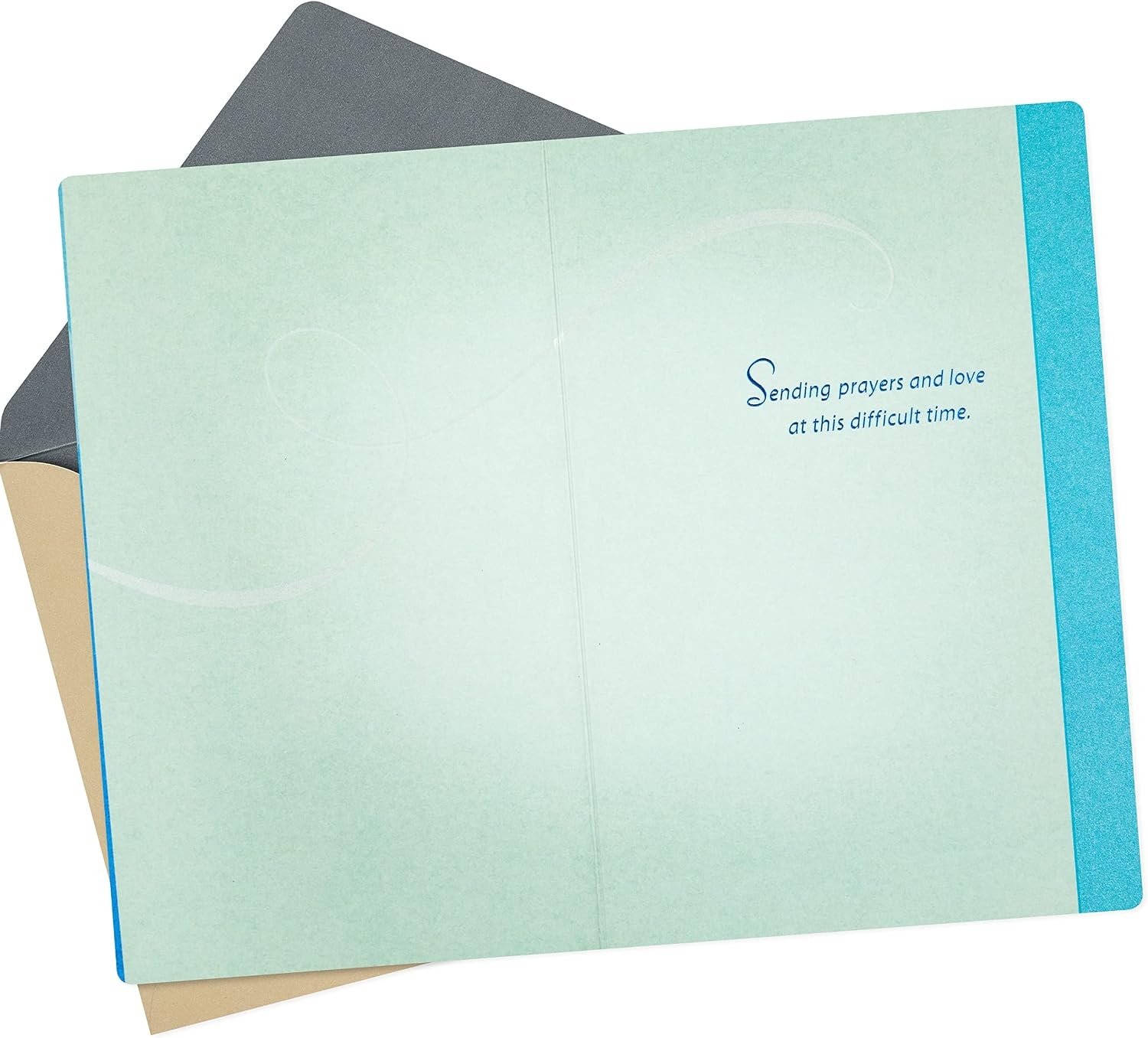 image:imageHallmark Sympathy Card for Anniversary of Death Caring Thoughts Never Stopped for Widow Widower FriendComfort of Grace