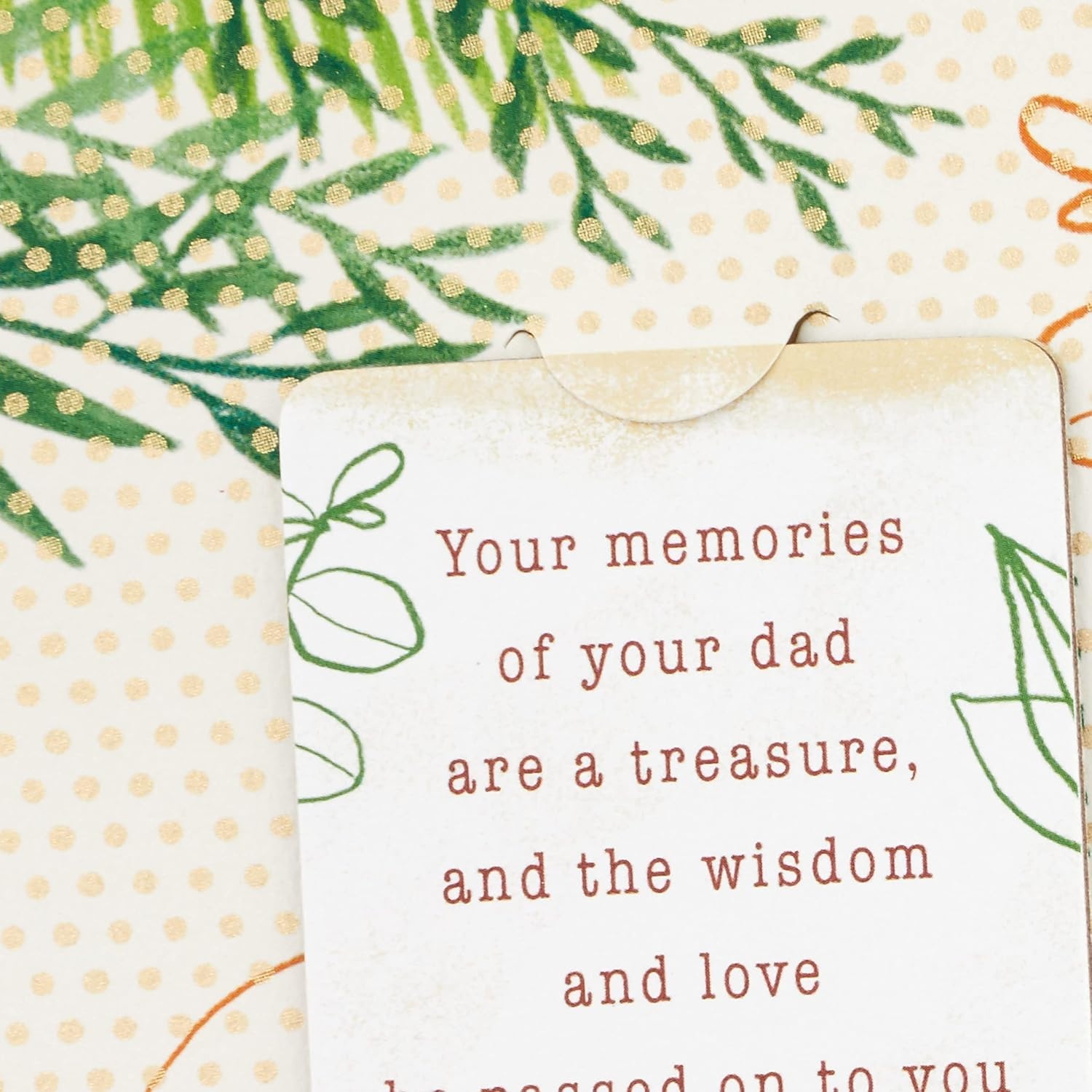 image:imageHallmark Sympathy Card for Loss of Dad Wisdom and LoveWisdom and Love