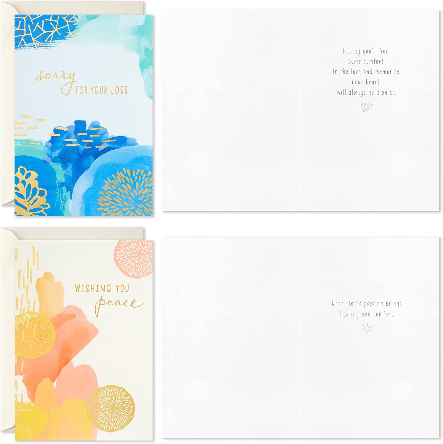 image:imageHallmark Sympathy Cards Assortment Abstract Watercolor 16 Assorted Thinking of You Cards with Envelopes