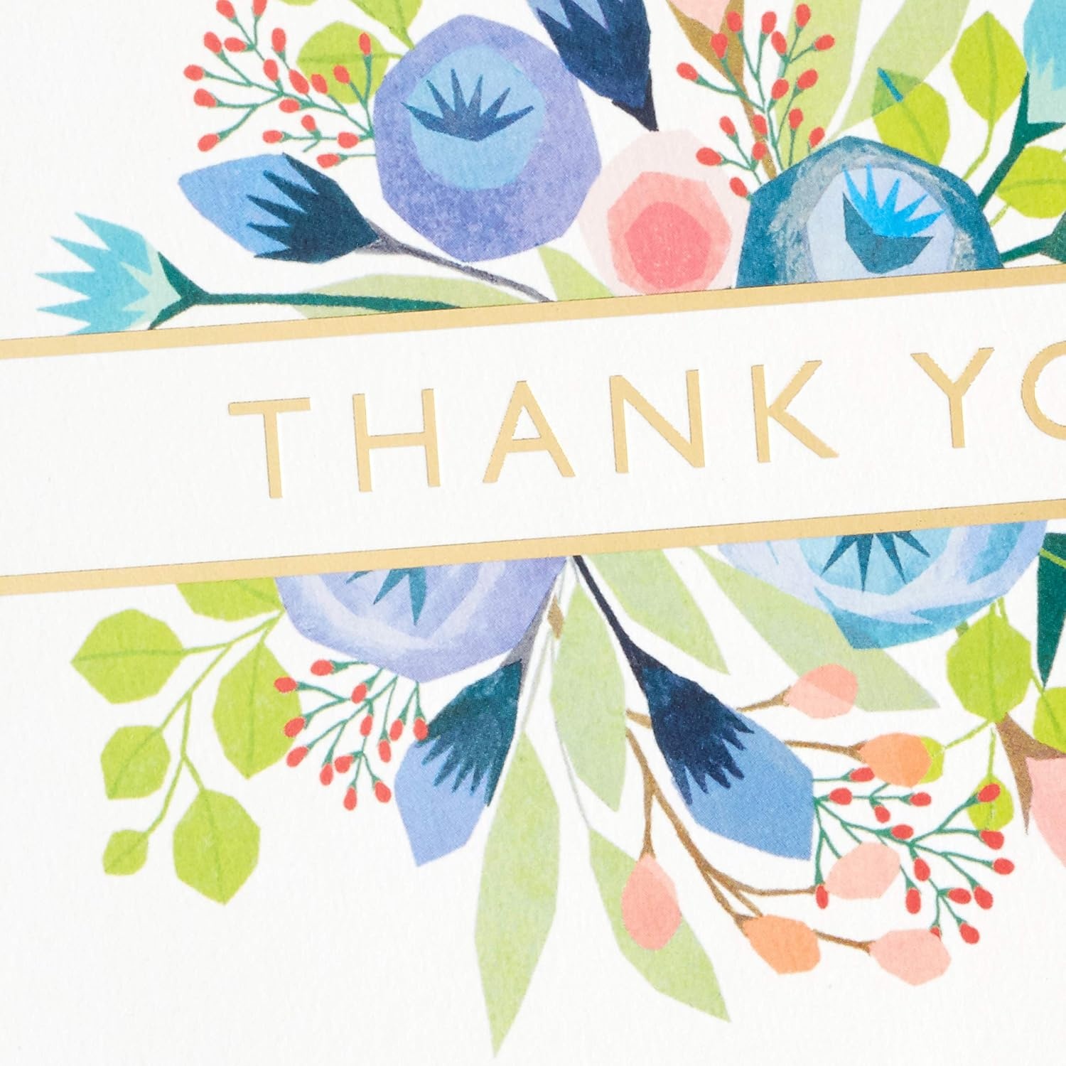image:imageHallmark Thank You Cards Assortment Folk Art Flowers 36 Thank You Notes with EnvelopesFolk Flowers