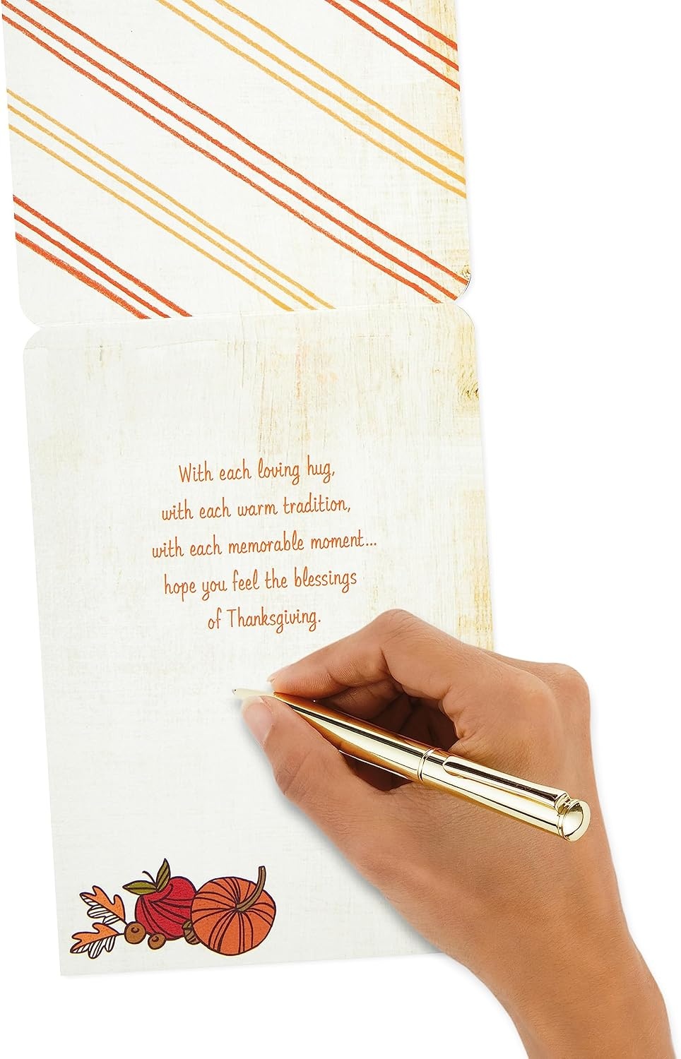 image:imageHallmark Wood Grain Thanksgiving Card Assortment 3 Cards with Envelopes Live Laugh Love Give Thanks CornucopiaRustic Thanksgiving 3 Cards