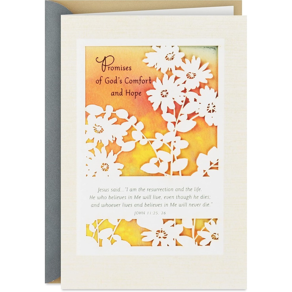image:imageDaySpring Religious Sympathy Card Gods Comfort and HopeGods Comfort and Hope