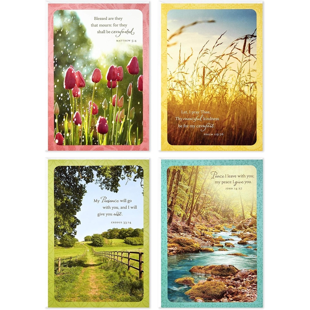 image:imageDayspring Assorted Religious Sympathy Cards Christian Prayers 16 Cards and EnvelopesSympathy Cards 12 Ct