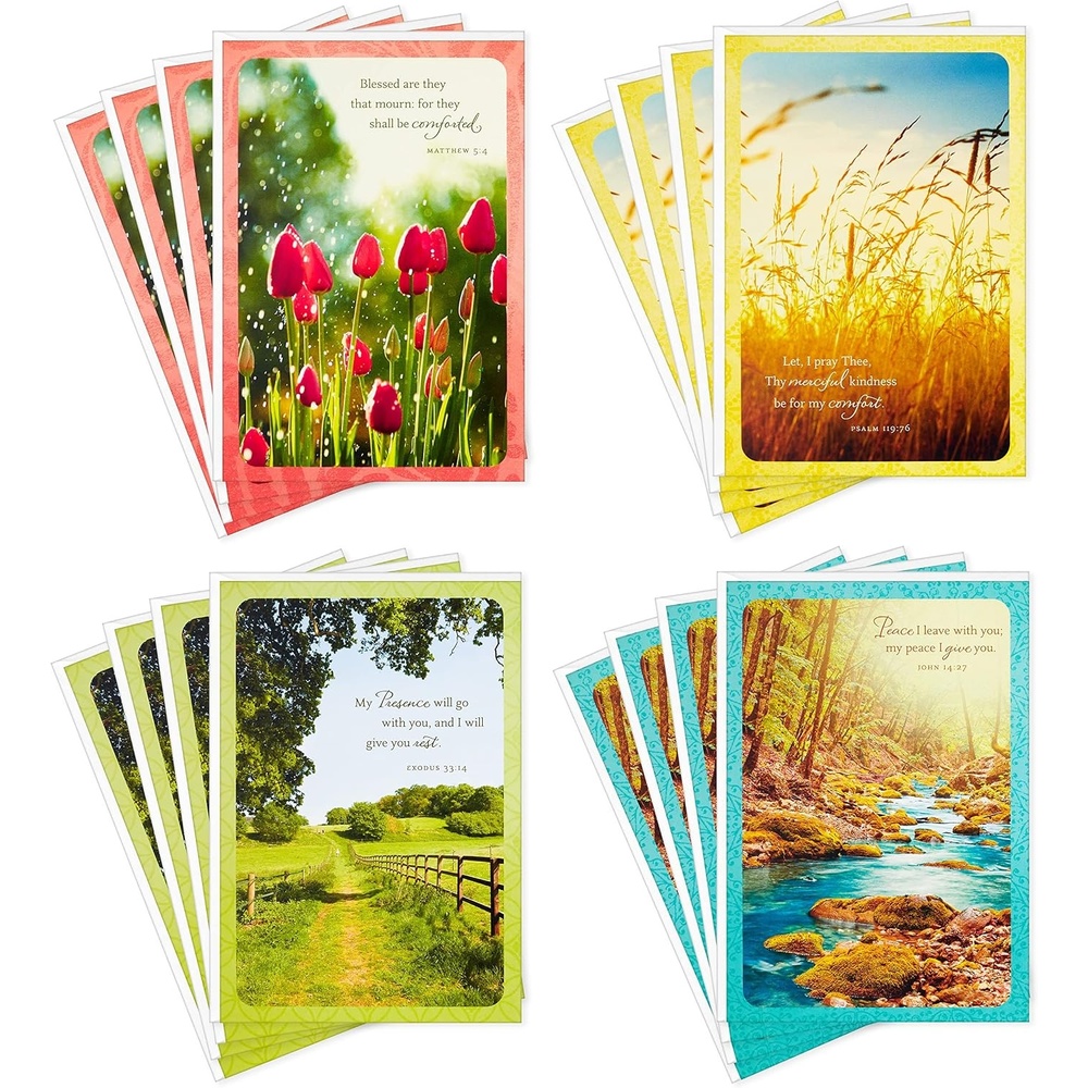 image:imageDayspring Assorted Religious Sympathy Cards Christian Prayers 16 Cards and EnvelopesSympathy Cards