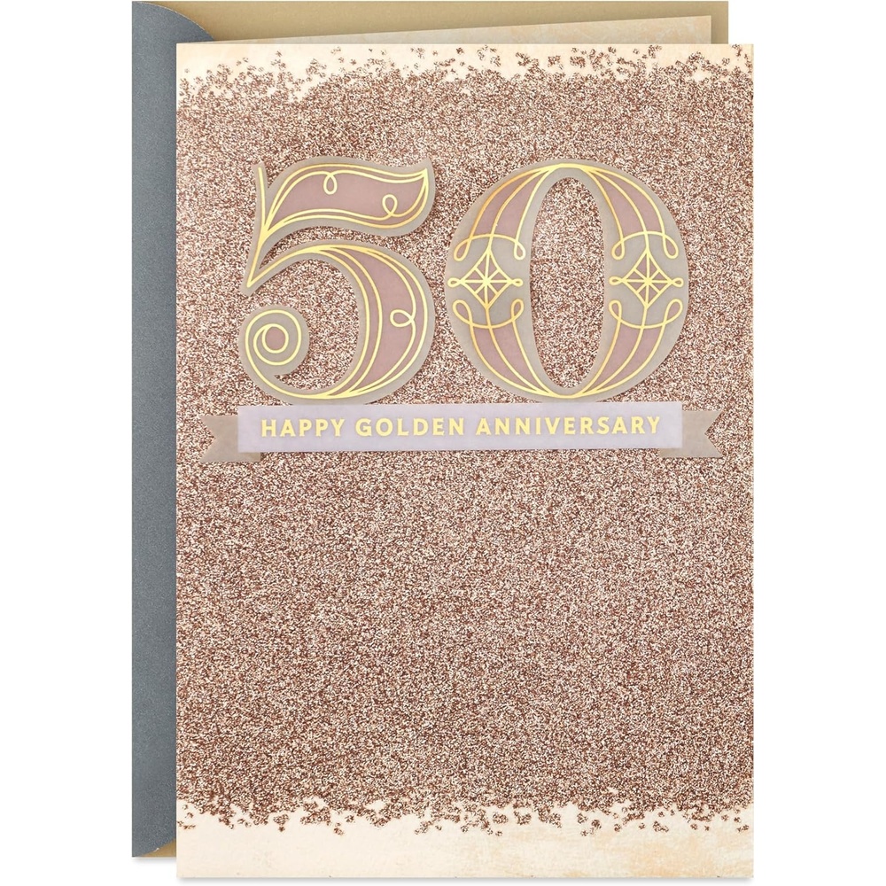 image:imageHallmark 50th Anniversary Card RosesGolden Anniversary