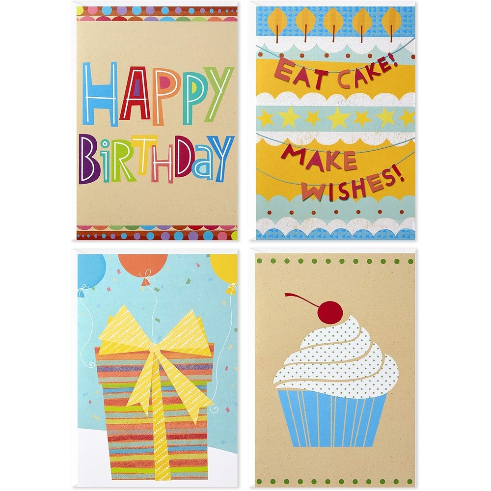 image:imageHallmark Assorted Birthday Cards Birthday Icons 12 Cards and EnvelopesAssorted colors