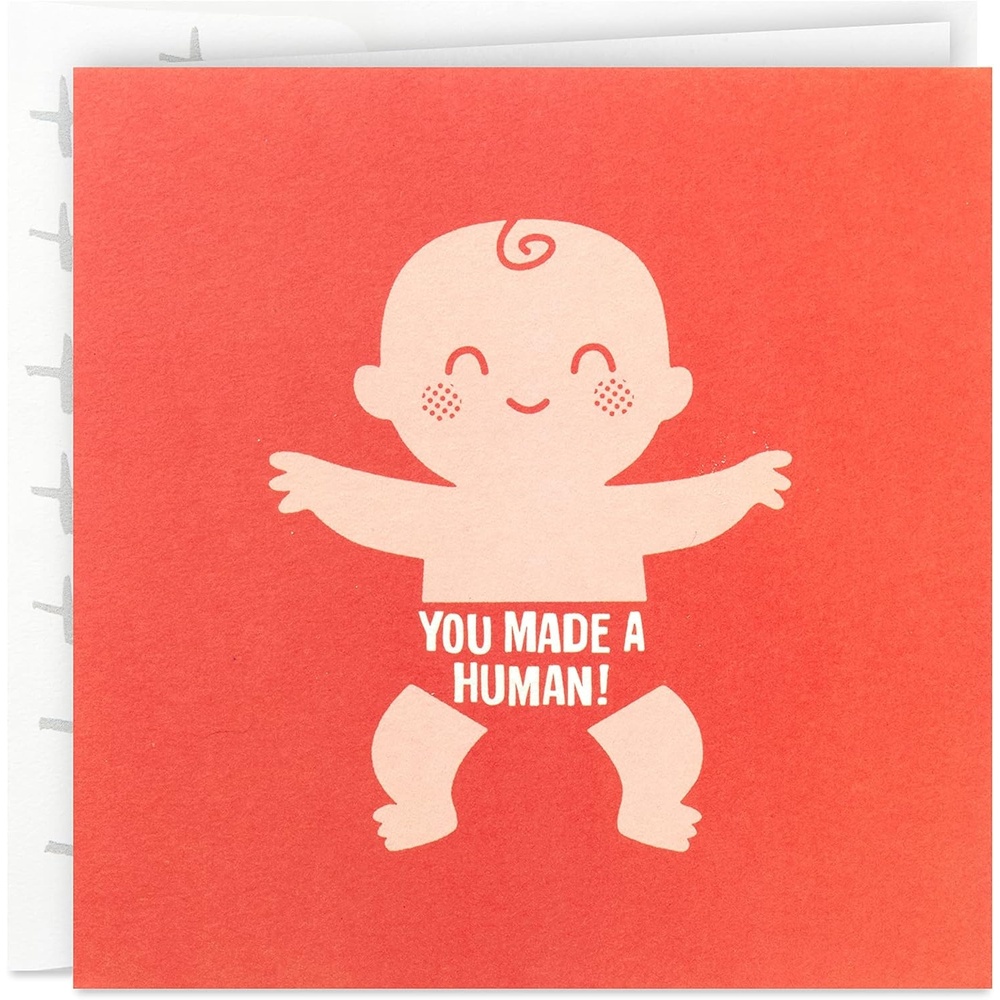 image:imageHallmark Baby Shower Card for New Parents New Story Begins Welcome New Baby CongratulationsMade a Human