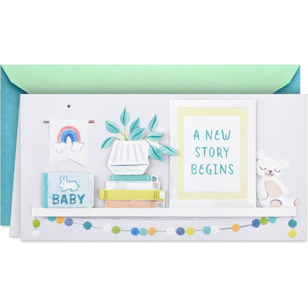image:imageHallmark Baby Shower Card for New Parents New Story Begins Welcome New Baby CongratulationsNew Story Begins