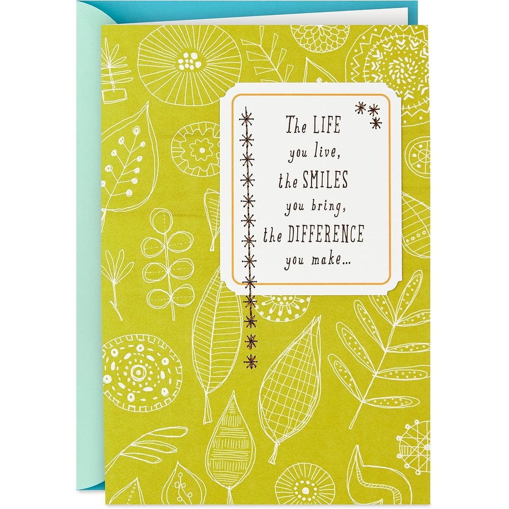 image:imageHallmark Birthday Card A Lot to CelebrateThe Difference You Make