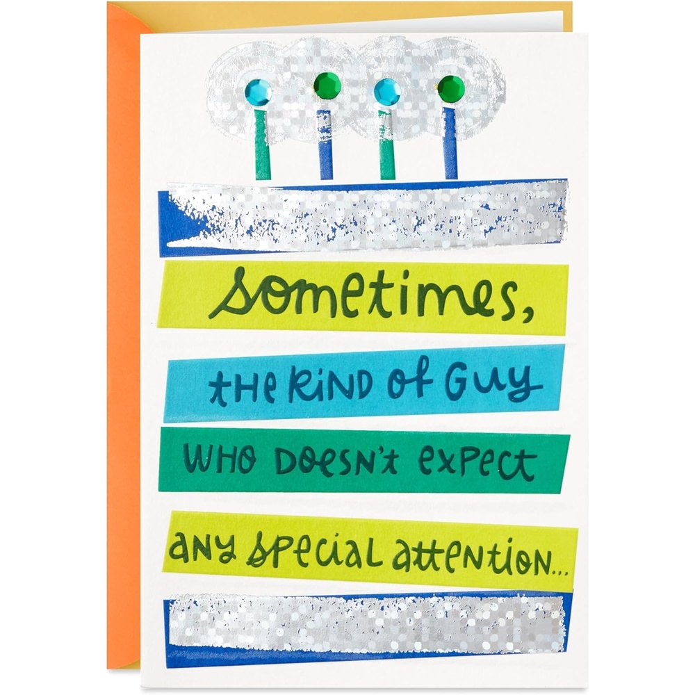 image:imageHallmark Birthday Card for Him Extra Attention Color Band Cake 0499RZB1194