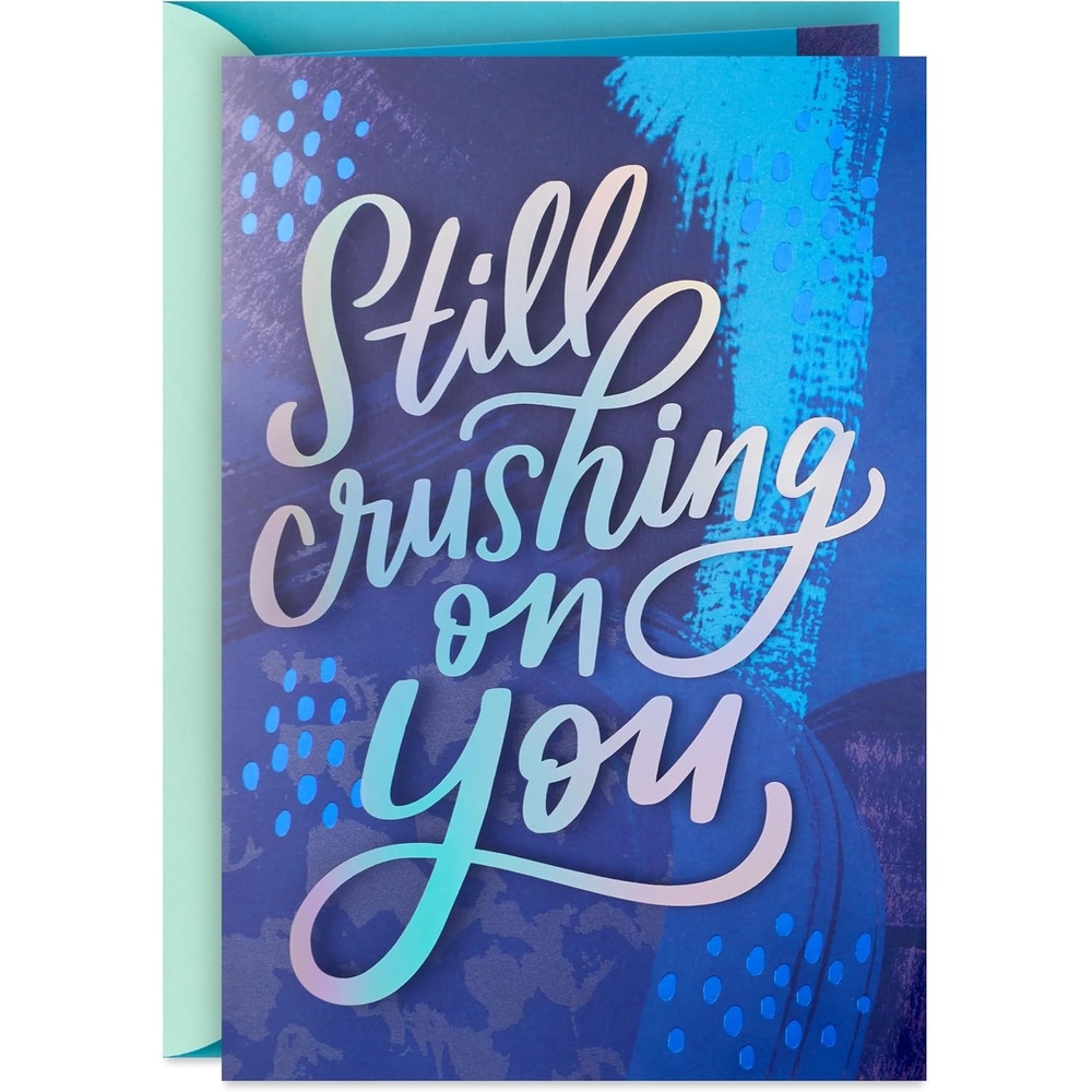 image:imageHallmark Birthday Card for Husband Wife Boyfriend Girlfriend So LuckyStill Crushing on You
