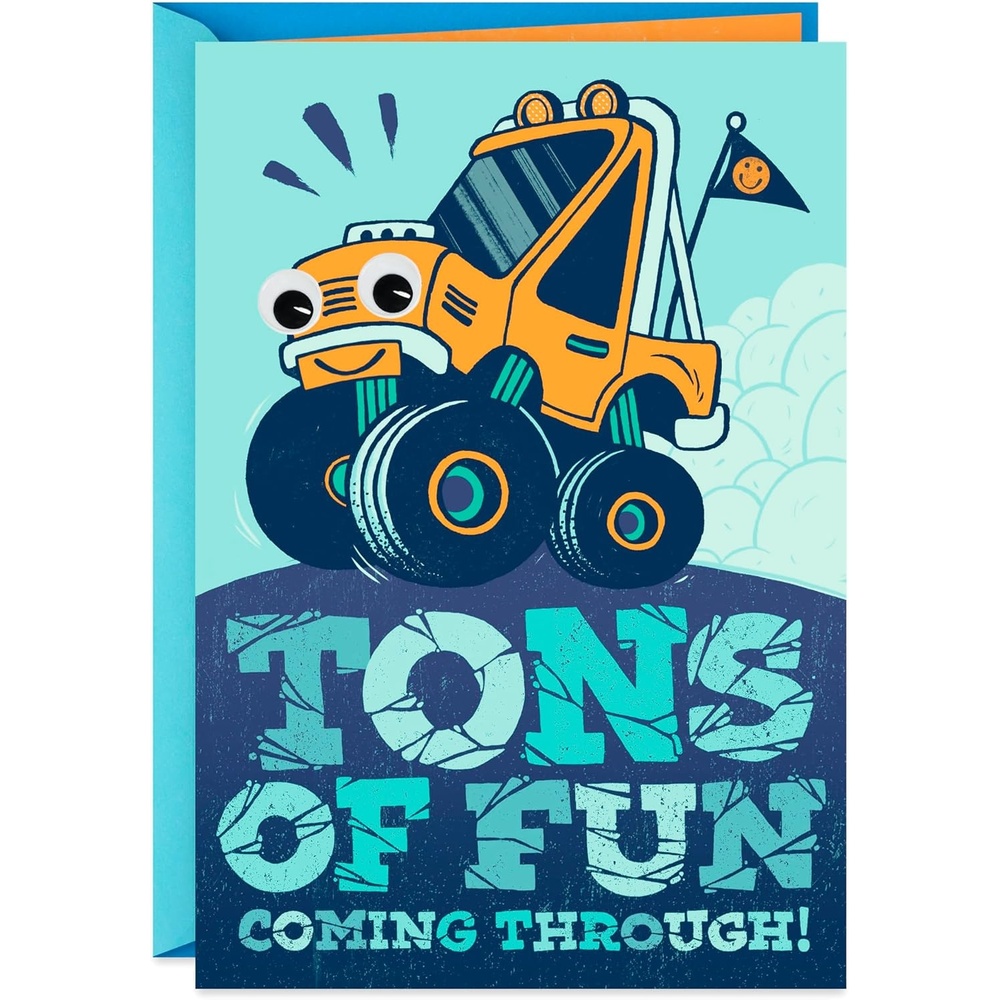 image:imageHallmark Birthday Card for Kids Monster Truck StickerMonster Truck