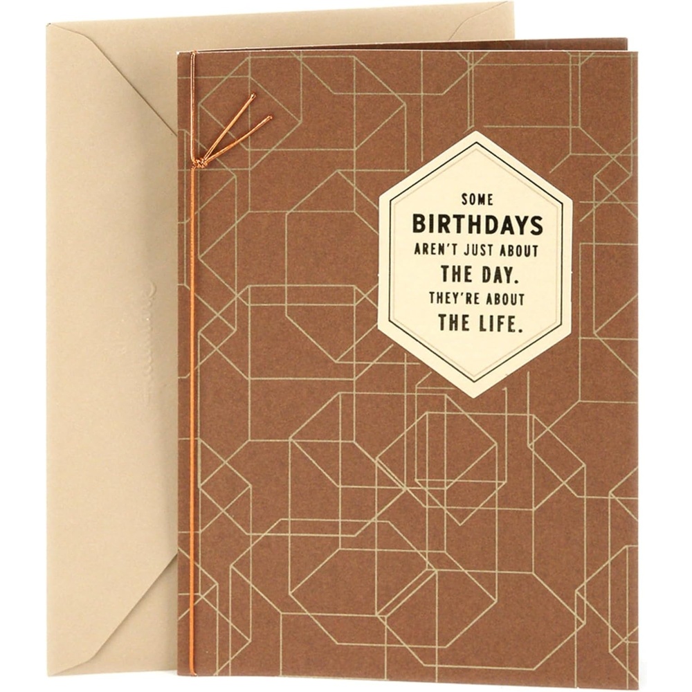 image:imageHallmark Birthday Card for Men Celebrating YouPolygon Pattern