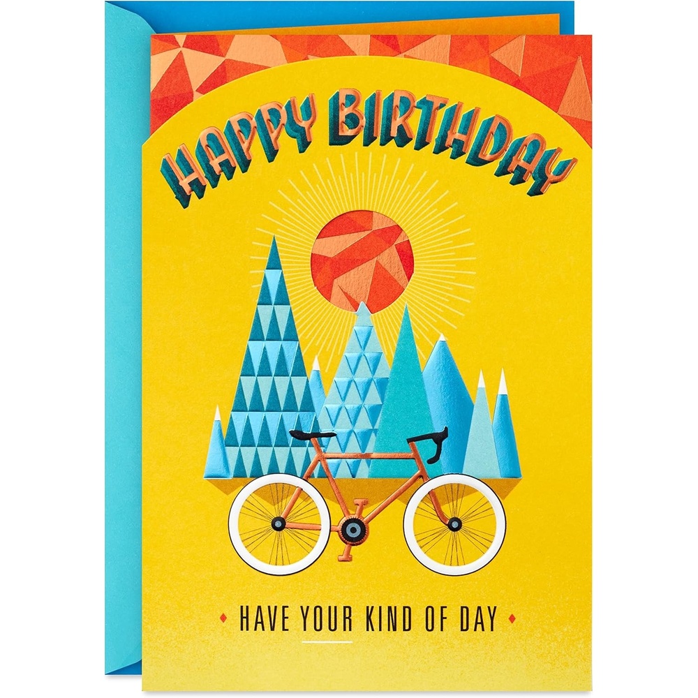 image:imageHallmark Birthday Card for Men GolfMountains  Bike