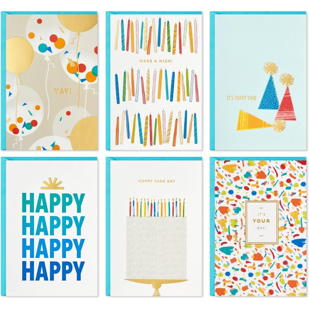 image:imageHallmark Birthday Cards Assortment 36 Cards with Envelopes Party TimeBirthday