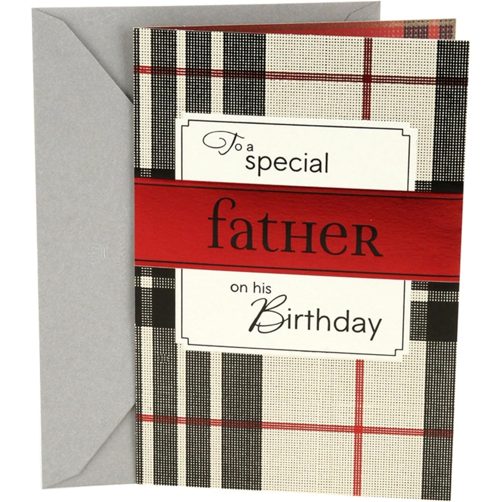 image:imageHallmark Birthday Greeting Card for Dad Wonderful ManPlaid