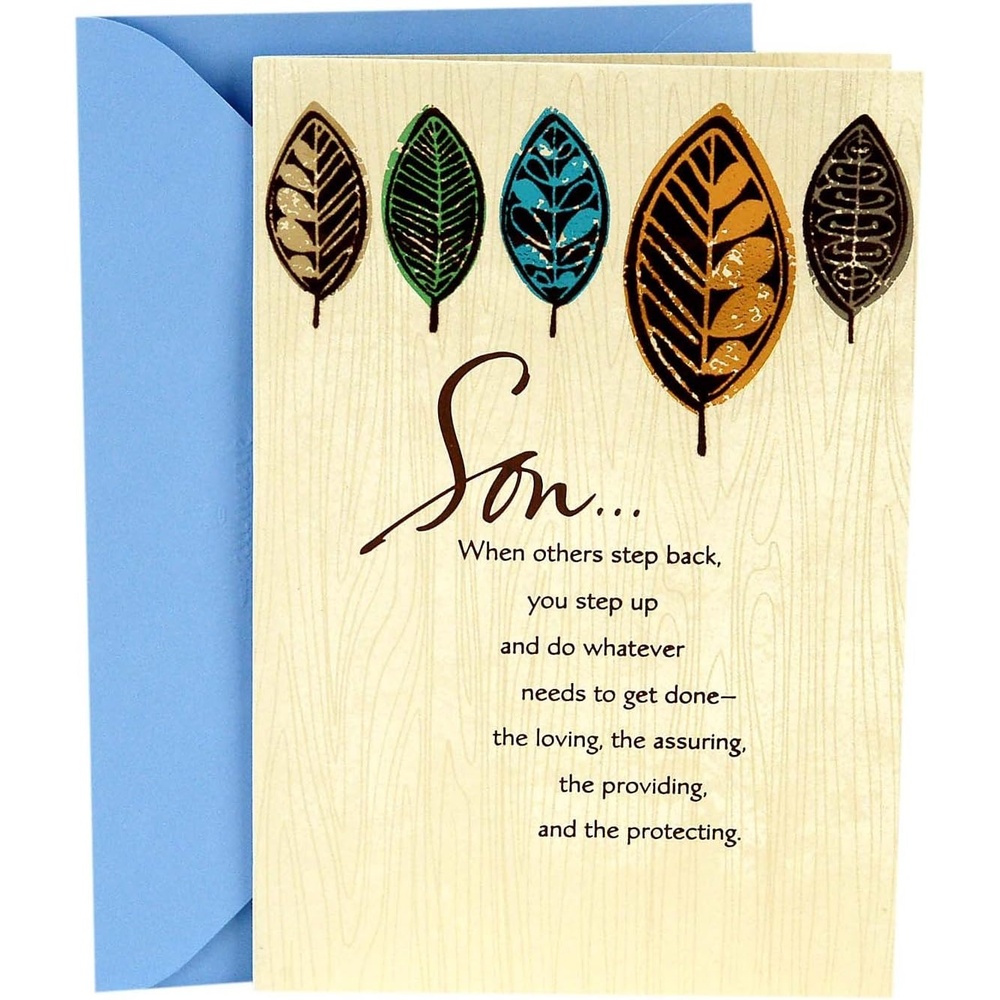 image:imageHallmark Fathers Day Card for Son A Fine Example of a Good Man Model 599FFW9592Multicolor