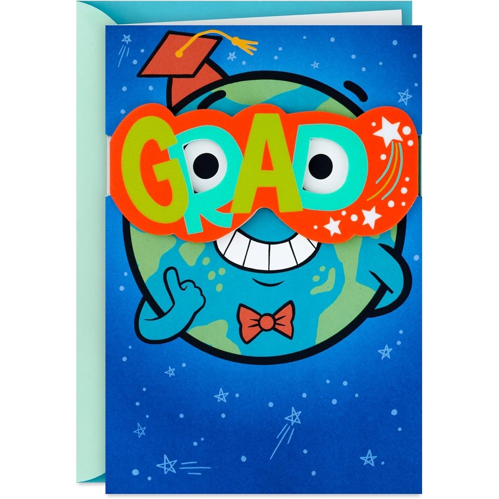 image:imageHallmark Graduation Card for Kids Removable Glasses for Preschool or Kindergarten GraduatesGraduation  GRAD Glasses with Card
