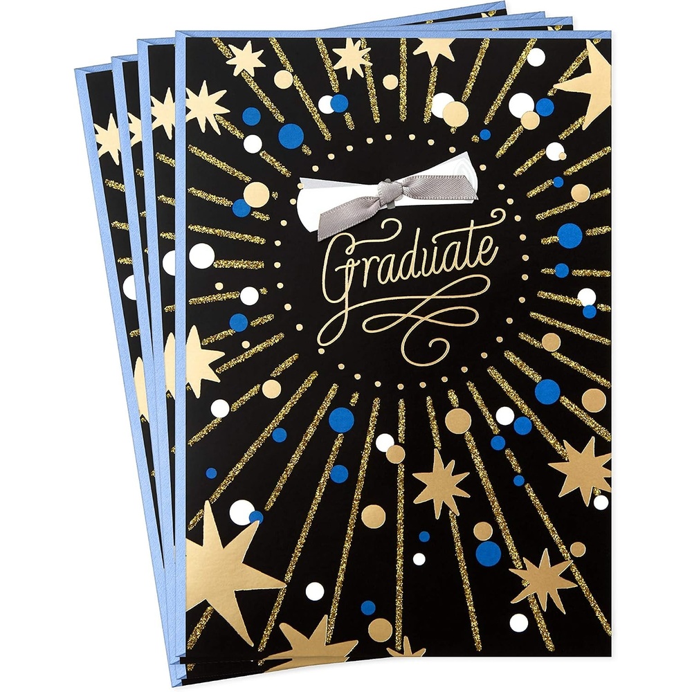 image:imageHallmark Graduation Cards Best Wishes 4 Cards with EnvelopesBest Wishes  4 Cards with Envelopes