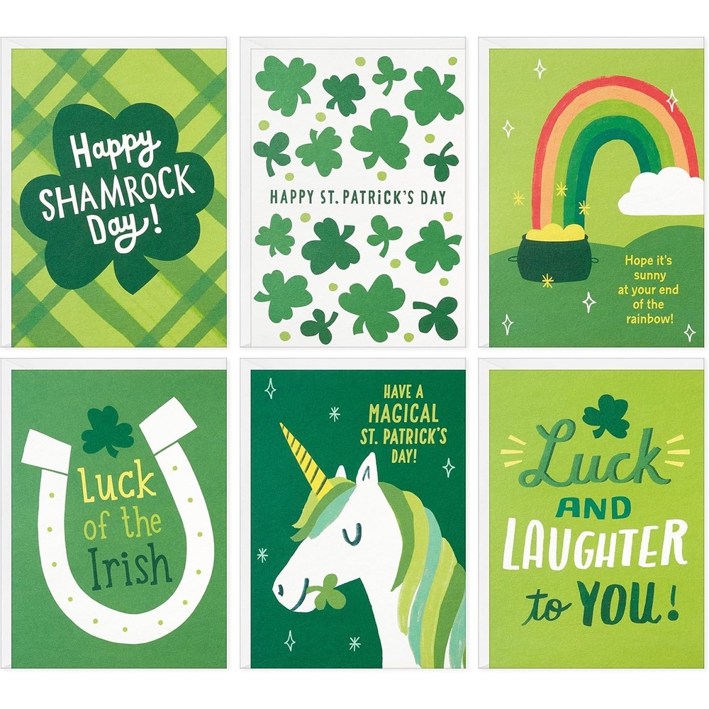 image:imageHallmark Halloween Cards Assortment Tricks and Treats 36 Cards with EnvelopesSt Patricks Day Illustrated Icons Assortment