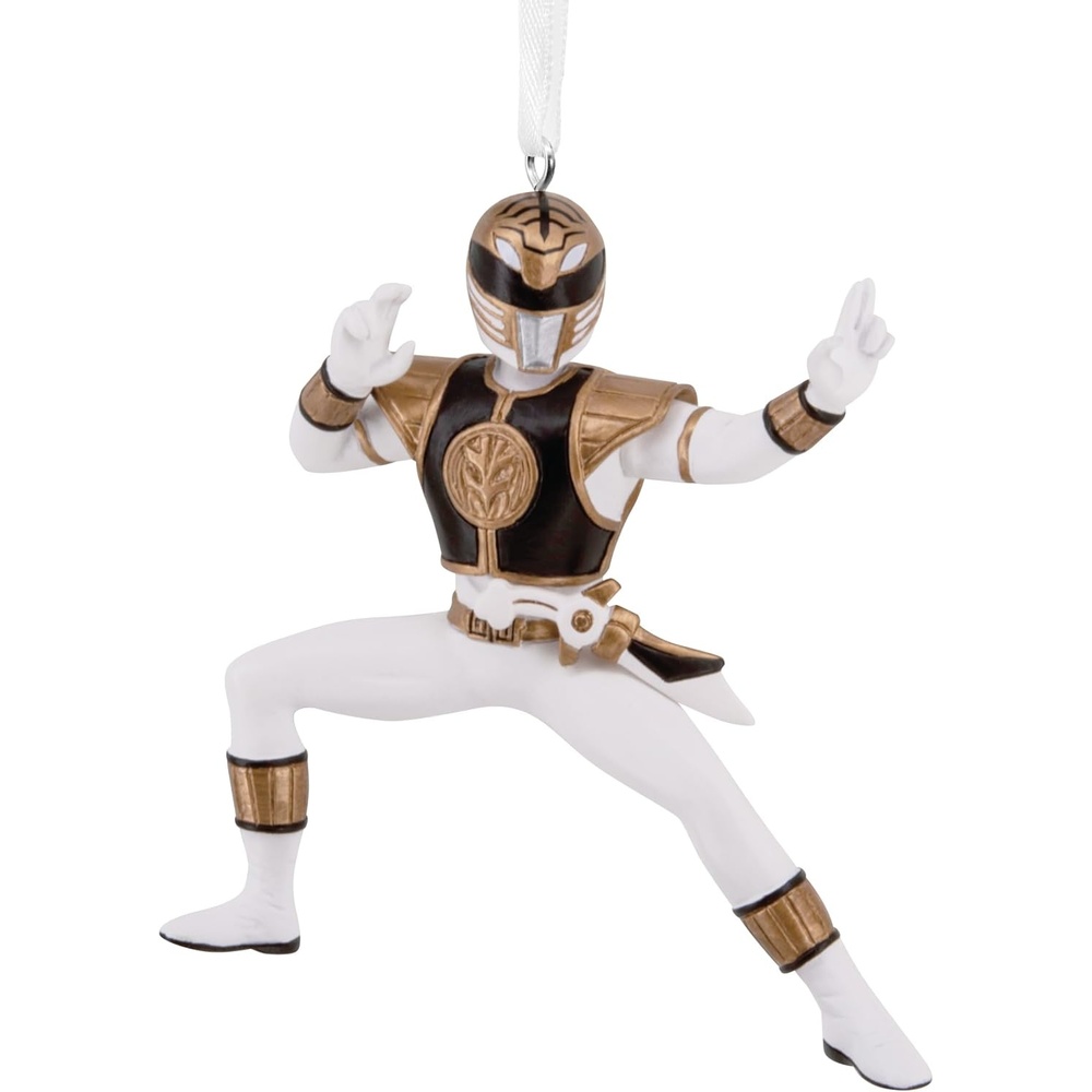 image:imageHallmark Hasbro Power Rangers White Ranger Christmas Ornament Gifts for Kids