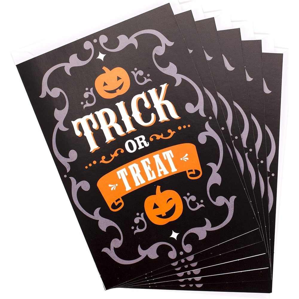 image:imageHallmark Hocus Pocus Pack of Halloween Cards Sanderson Sisters 4 Cards with EnvelopesTrick or Treat  6 Cards