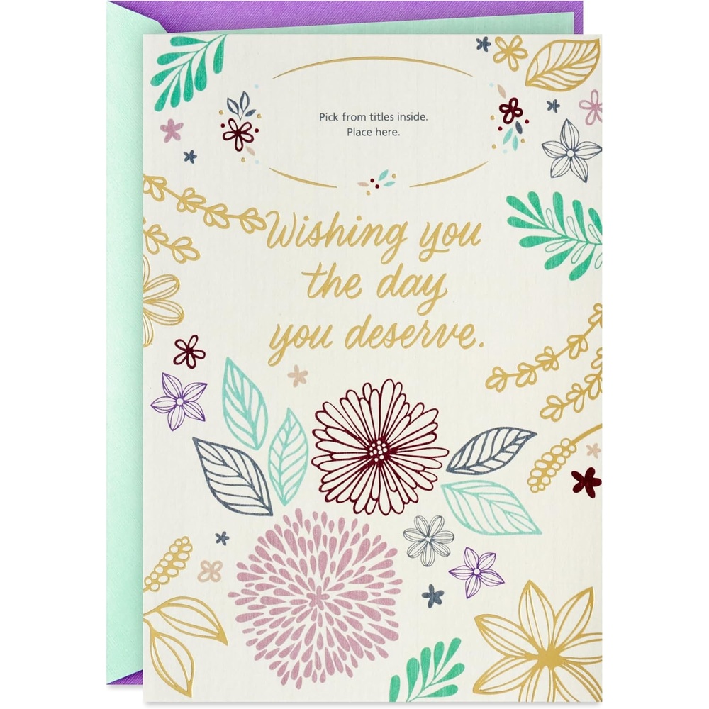 image:imageHallmark Mothers Day Card for Grandmother Nana Mimi Abuela Personalized StickersPersonalize with Grandmas Nickname
