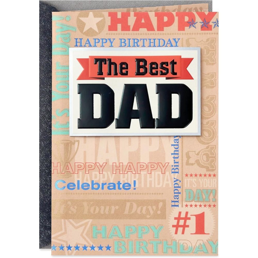 image:imageHallmark Mothers Day Card for Mom Youre Sunshine Colorful Abstract LandscapeThe Best Dad